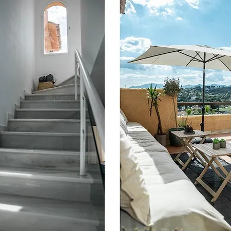 Casa de Férias Tropical Palmy 3 Bedroom Townhouse In Nueva Andalucia Close To Puerto Banus Marbella