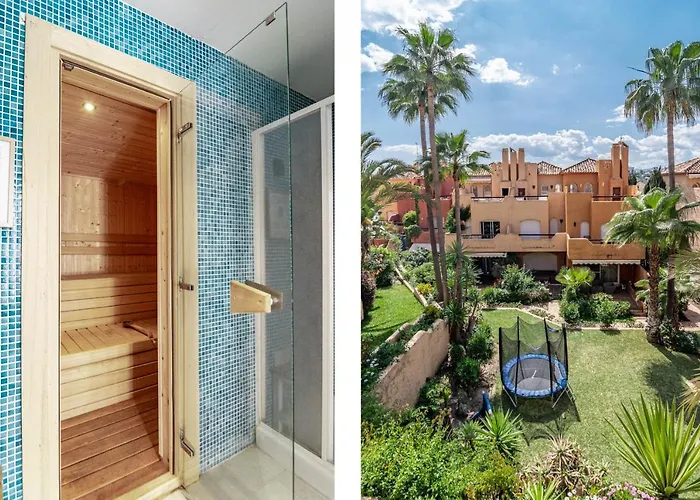 Tropical Palmy 3 Bedroom Townhouse In Nueva Andalucia Close To Puerto Banus 別荘 *