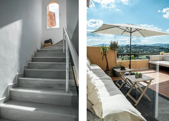 別荘 Tropical Palmy 3 Bedroom Townhouse In Nueva Andalucia Close To Puerto Banus マルベーリャ